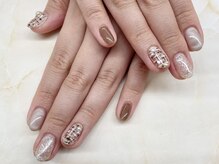 ネイルサロン ドゥ(Nail Salon Doux)/（原山）ツイードネイル