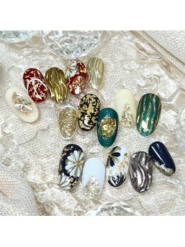 ソラール(SOLAR)/成人式ネイル