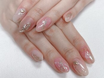 サク(saku)の写真/【当日予約◎ 】初めまして!Nail salon saku 【サク】です☆美爪育成♪反り爪さんも美フォルム仕上げ!