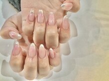 フリースタイル(Free Style)/☆韓国風ガラスフレンチ☆