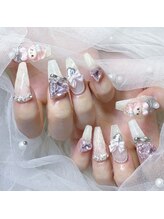 ピョルネイル 流山おおたかの森(Byeol Nail)/#3Dネイル#持ち込みデザイン