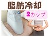 [話題の脂肪冷却]特大2カップで広範囲の脂肪をつかみ取る！¥19,800→¥11,000