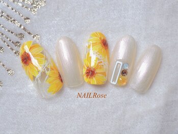 ネイルローズ(NAIL Rose)/初回オフ無料¥7990ひまわり