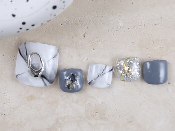 ショコ アンド ラム(Syoko&Lum)/大理石ネイル☆