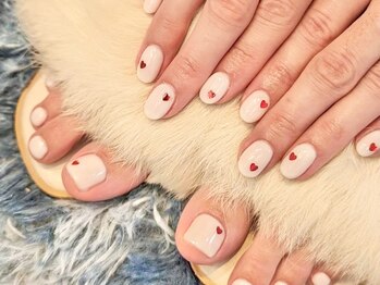 ネイルサロン フローリア(nail salon Florir)の写真/初回ジェルオフ無料☆【フットワンカラー60分¥6500】電話予約でハンドフット同時施術OK◎時短でキレイに♪