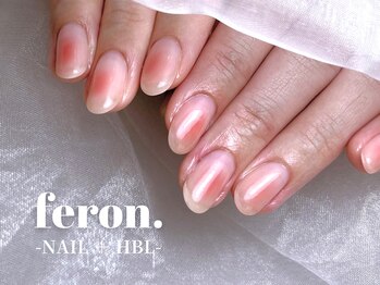 フェロン 小倉店(feron.)/赤ちゃんほっぺのチークネイル♪