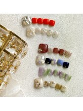 ネイル カラ(nail CARA)/フットネイルデザイン