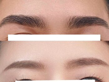 サロン ドゥ モア(salon doux MORE)の写真/《眉毛で印象が変わる…！》左右バランスや眉毛の毛量までチェック★ご新規様アイブロウWax4,500円
