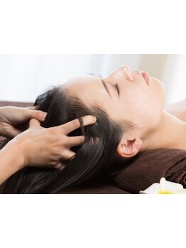 ヘッドスパで癒されたい