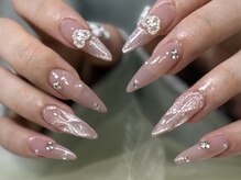 ネイルズ ウィスブランカ(Nails wisBlanca)/長さだし持ち込みネイル