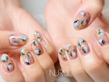 ヌル ネイル 新宿(NURU NAIL)/個性派/シンプル/フラワー
