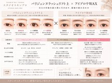 スタジオ スキンプロ(STUDIO SKINPRO)/パリジェンヌ上とアイブロウWAX