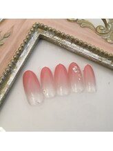 ボヌール ネイル(Bonheur nail)/シンプルフラワー