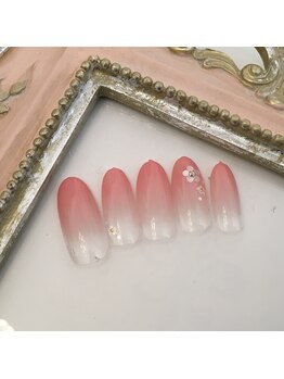 ボヌール ネイル(Bonheur nail)/シンプルフラワー