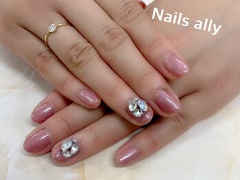 ネイルズアリー 立川店(Nails ally)/ビジューネイル