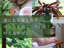 セル(Cell)の雰囲気（植物やお花が好きなオーナーこだわりの空間。視覚からも癒しを。）