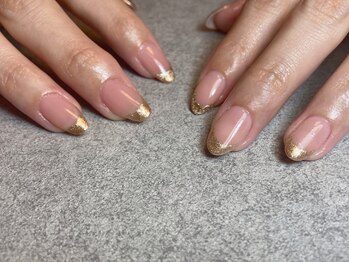 ミューオ(MIEUO)/ベースカラー有り/ラメフレンチ