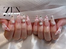 ゼン ネイル デザイン 池袋(ZEN NAIL DESIGN)/長さだしやり放題×つけ放題