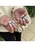 HANDジェルネイルフレンチ(クリアベース)¥9790⇒8800