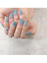 ネイルサロンファストネイルプラス 新宿店(FAST NAIL PLUS)/梅雨ネイル2023【水滴ネイル】