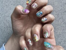 お花ネイル