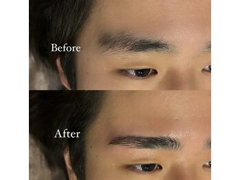 バレベッカ(Ballebecca)/Eyebrow wax+部分パーマ☆