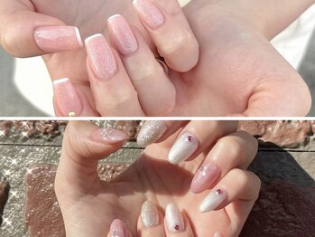 バンビちゃんのお目目の写真/【接客×仕上がりに定評あり◎】ニュアンスネイルがオススメ★デザインの提案もお任せください♪