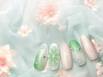 ネイルサロン&スクール ジーナ(GINA)/ぷっくりフラワー