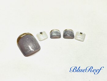 ネイルアンドまつげエクステ ブルーリーフ 四谷三丁目店(Blue Reef)/選べるフットプラン¥7500