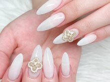 ネイルリアン(Nail lieN)/チップ長さだし　ワンカラー