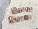 フラワーネイル　フットネイル