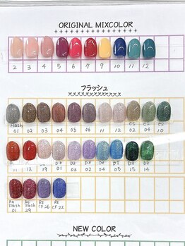 エヌエーブランカ 東白楽店(n.a.blanca)/ジェルカラー(フラッシュ)一覧