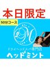 【本日限定】ドライヘッドスパ50分¥3,180
