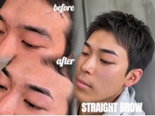 バズフロウ バイ ディーアンドティー(BUZZ FLOW by D&T)の雰囲気(大流行の平行眉毛で男らしい印象!【眉毛サロン/袋町/メンズ眉】)
