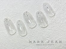 マークジーン 姫路(MARK JEAN)/44. シアー ラメ パール ネイル