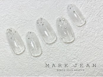 マークジーン 姫路(MARK JEAN)/44. シアー ラメ パール ネイル