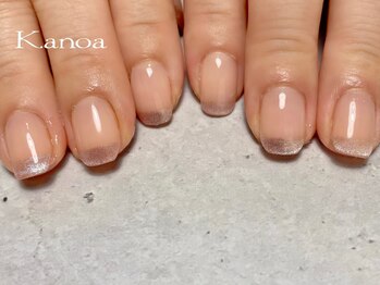 ネイル カノア(Nail Kanoa)/スクエアフレンチ　6600円