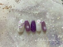 ネイルアンドアイラッシュスタジオ シュシュ(chouchou)/フルーツネイル・ぶどう