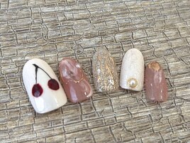 定額/さくらんぼネイル