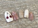 定額/さくらんぼネイル
