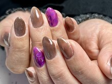 ユナールネイル(YUNA.L Nail)/【マグネットと埋め込みハート】