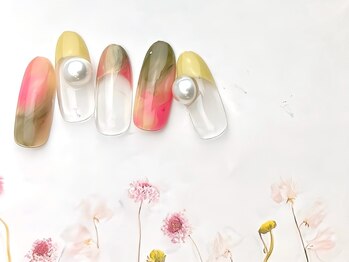 ネイルサロン&スクール ジーナ(GINA)/ニュアンスカラー×フレンチ