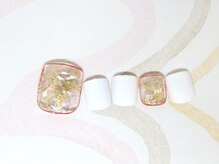 メイクプラスネイル ヴィヴィッド(MAKE+NAIL vivid)/フット定額ジェル　¥6,500コース