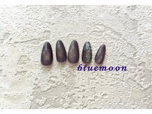 ブルームーン(bluemoon)/シンプルネイル　¥5500