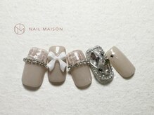ネイルメゾン 梅田(NAIL MAISON)/ワンホンツイードストーン