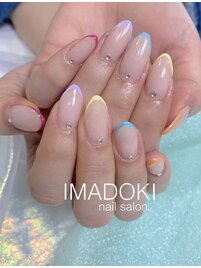 パステル細フレンチ☆