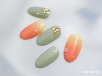 ファストネイル ロコ 志免店(FASTNAIL LOCO)/桃ネイル→写真番号:11740