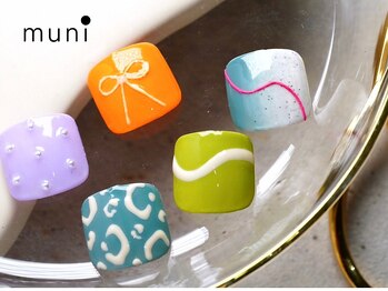 ムニネイル 心斎橋(muni NAIL)/foot *親指定額アートサンプル