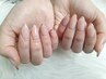 【初回ソフトジェルオフ無料】ハンド◇バーチャル、ガラスフレンチ　¥6500