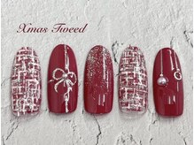 はあとねいる 板橋仲宿店/Xmasデザイン★ツイード×リボン